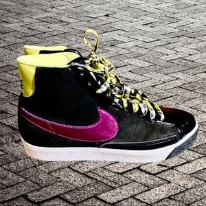 Nike Blazer Mid 7 Youth Rare Black Patent/Plaid